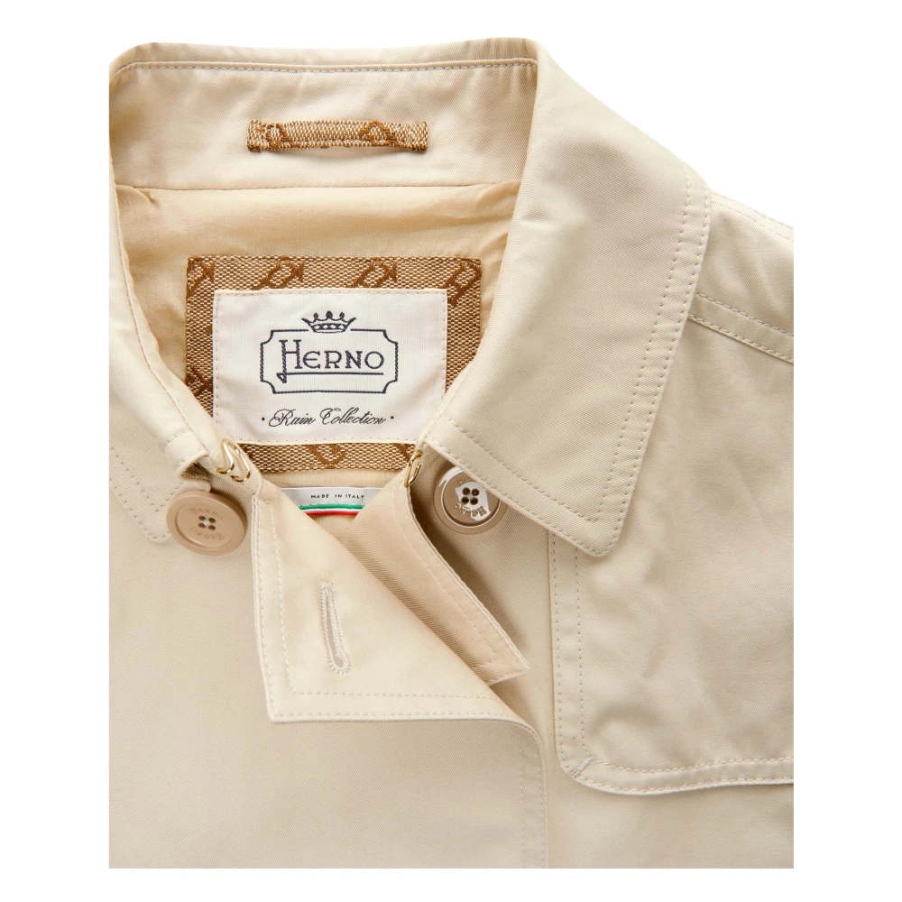 Herno Double Breast Trenchcoat Beige Dames