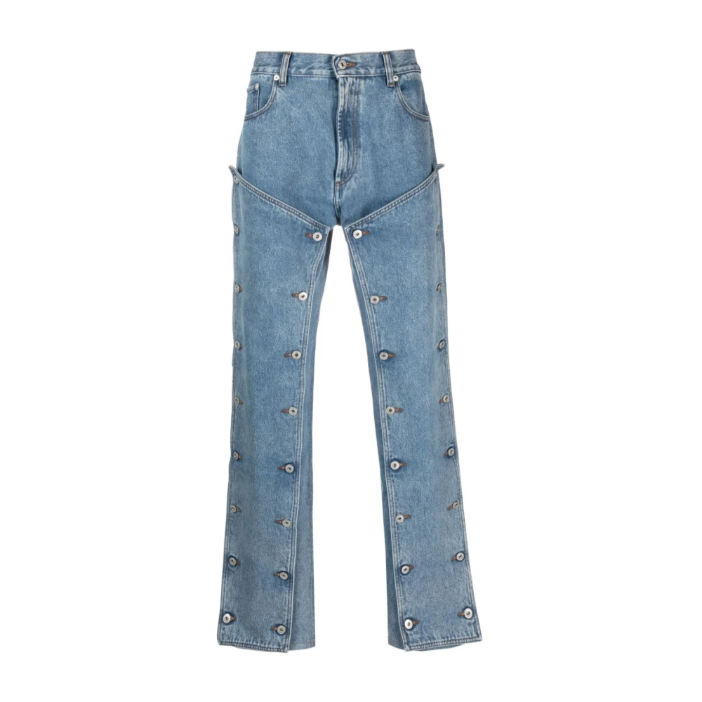 Y Project Slim Fit Biologisch Katoen Denim Jeans Blue Dames