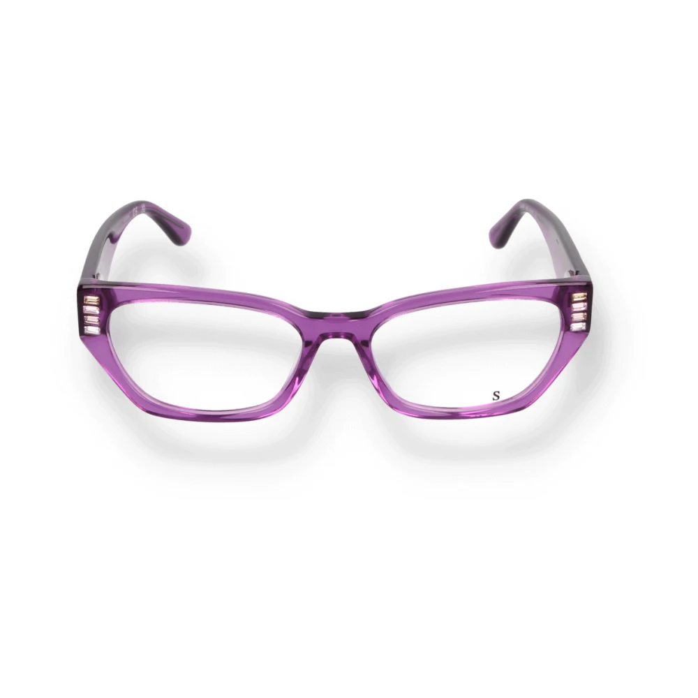 Guess Paarse Cat Eye Bril Purple Unisex