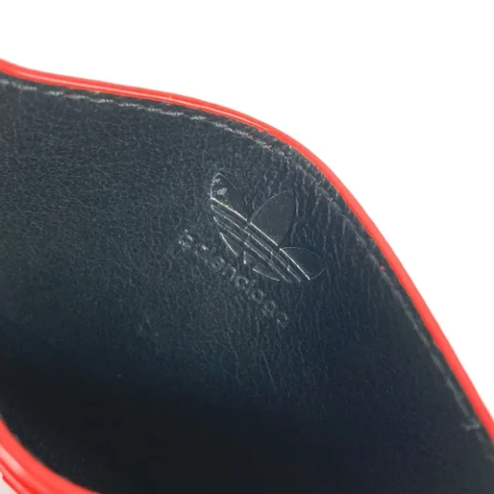 Balenciaga Vintage Pre-owned Leather wallets Red Dames