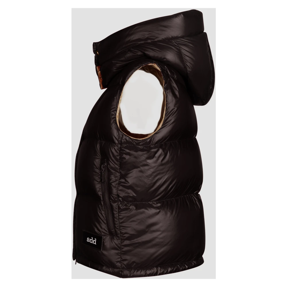 add Donsvest IN Glanzend Nylon Black Dames