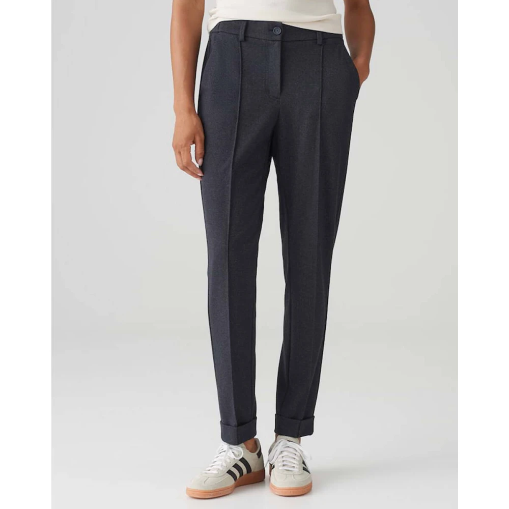 Opus Melina Remix Stijlvolle Broek Blue Dames