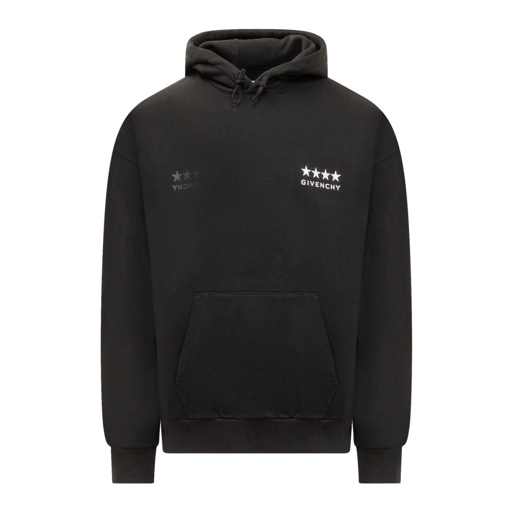 Givenchy Relaxed Fit Hoodie Black Heren