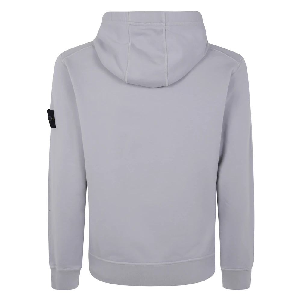 Stone Island Casual Hoodie voor Mannen Gray Heren