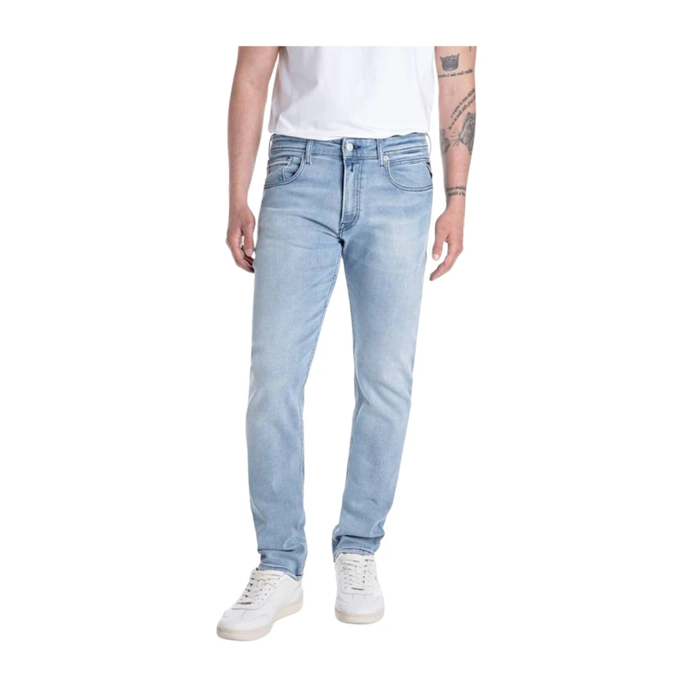 Replay Denim Jeans Stijlvol Model Gray Heren