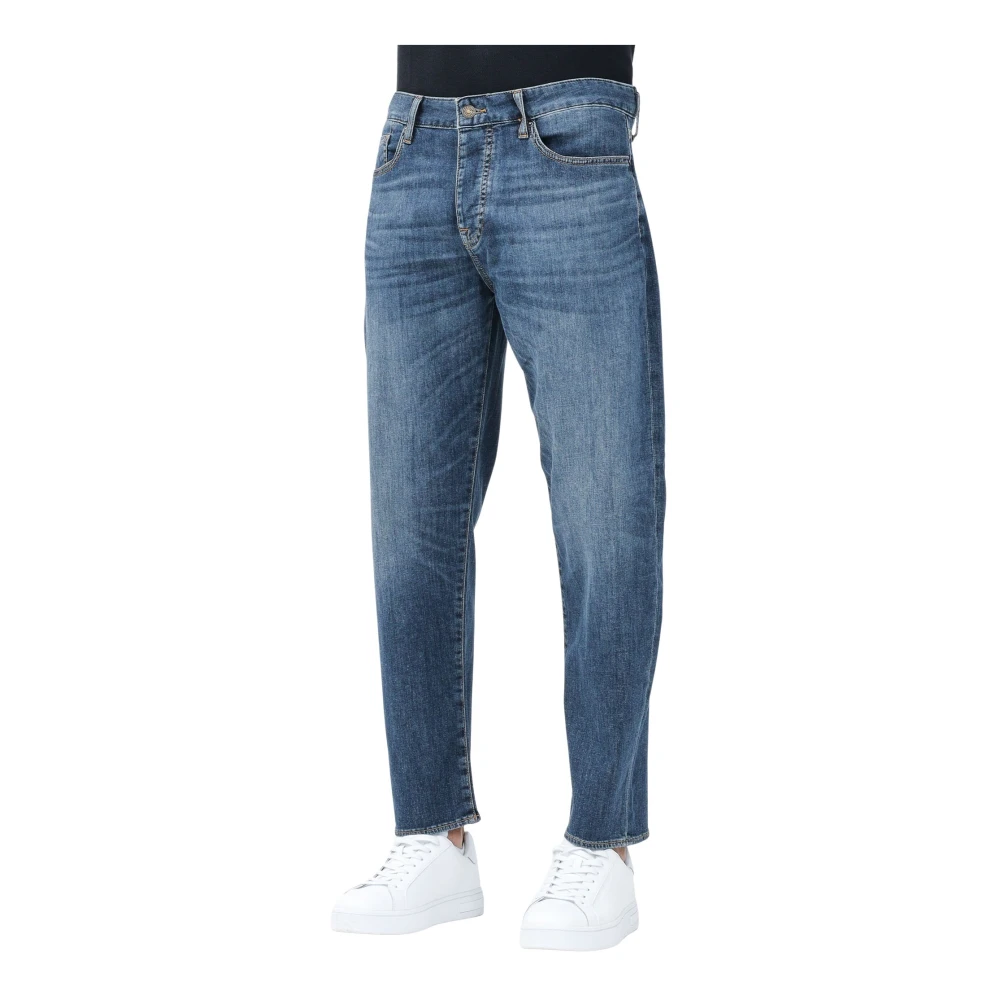 Armani Exchange Heren Regular Fit Denim Jeans Blue Heren