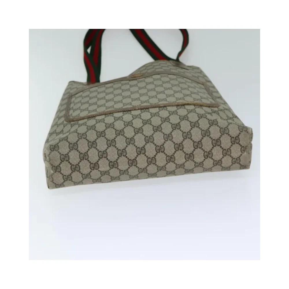 Gucci Vintage Pre-owned Leather totes Beige Dames