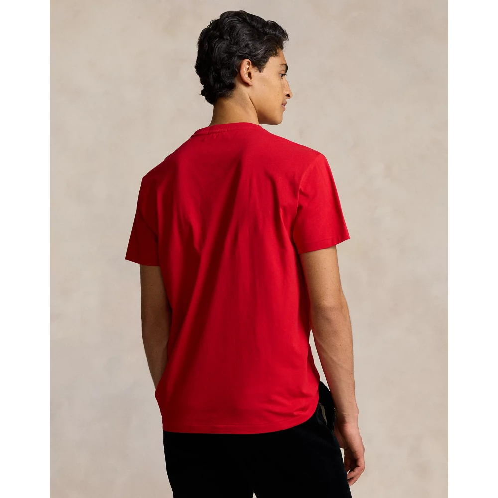 Polo Ralph Lauren Klassieke pasvorm Polo Bear Jersey Tee Red Heren