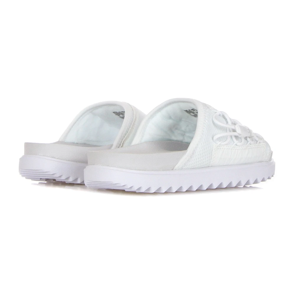 Nike Asuna Slide Pantoffels in Dust Wit White Dames