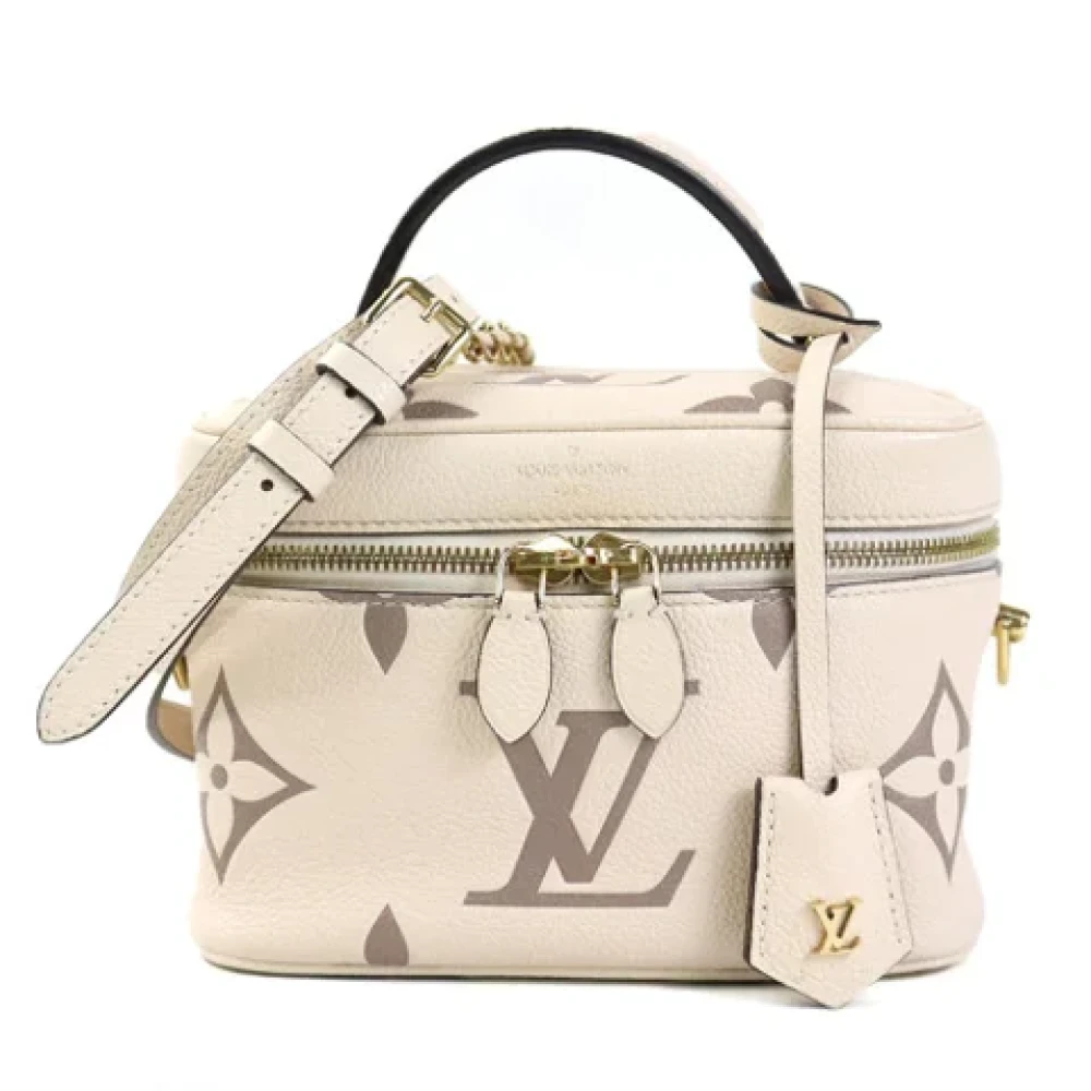 Louis Vuitton Vintage Pre-owned Canvas shoulder-bags Beige Dames