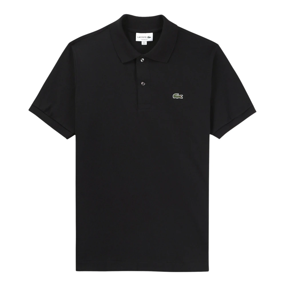 Lacoste Zwarte Klassieke Piqué Polo Shirt Black Heren