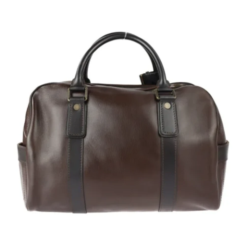 Louis Vuitton Vintage Pre-owned Leather travel-bags Brown Dames
