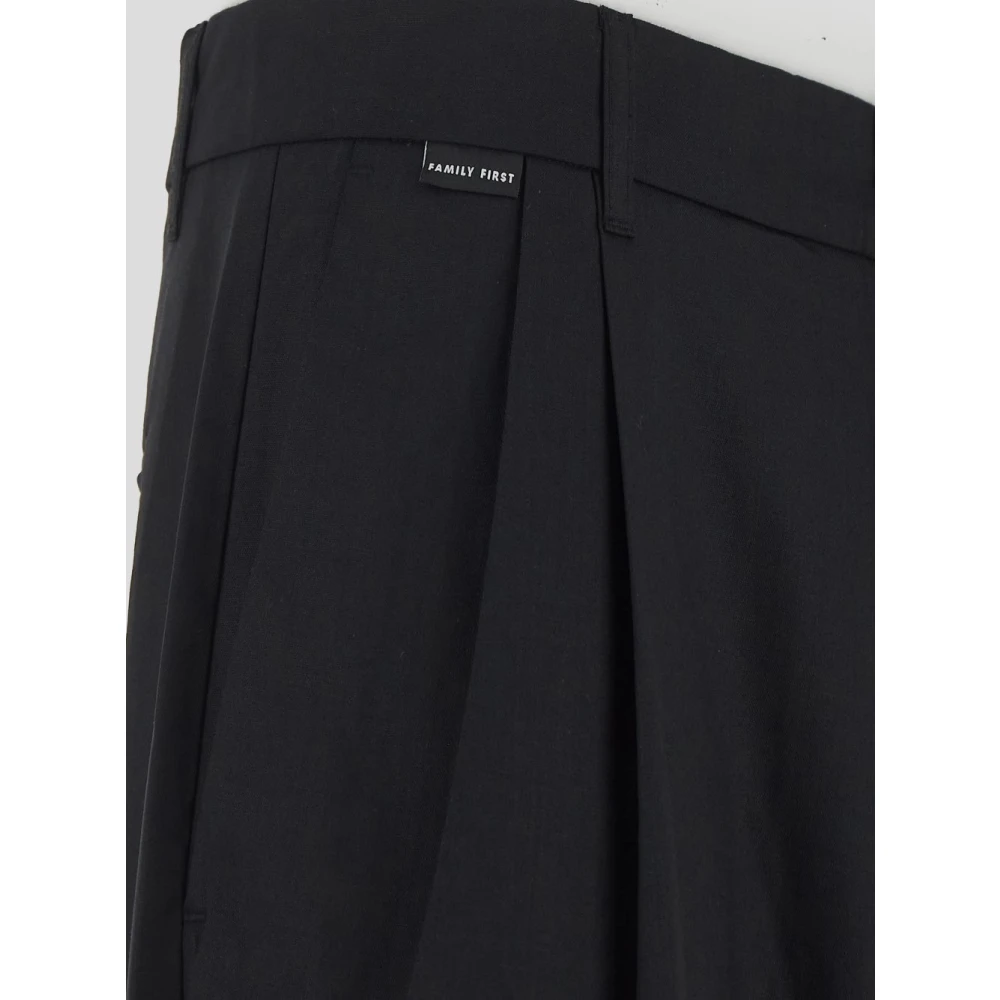Family First Wolmix Tube Broek Black Heren