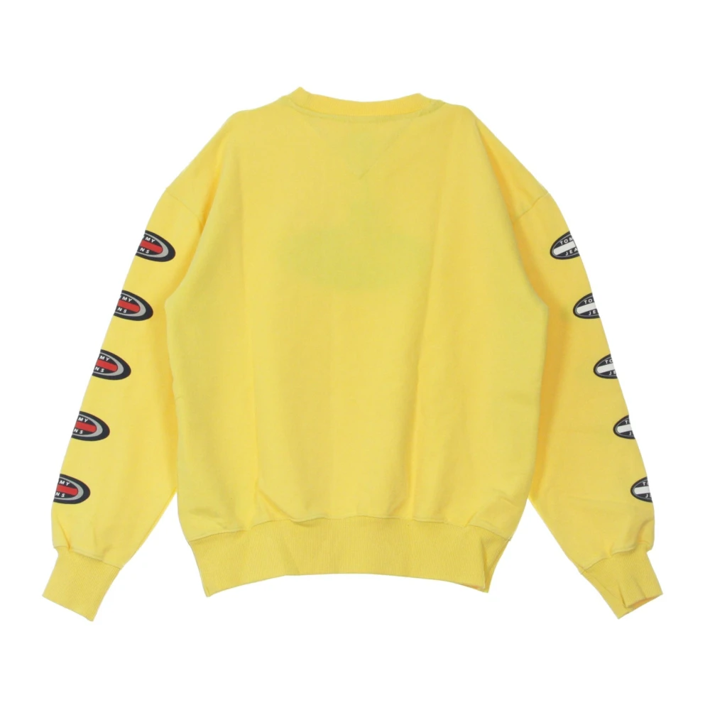Tommy Hilfiger Lichtgewicht Ronde Hals Sweatshirt Putter Yellow Dames