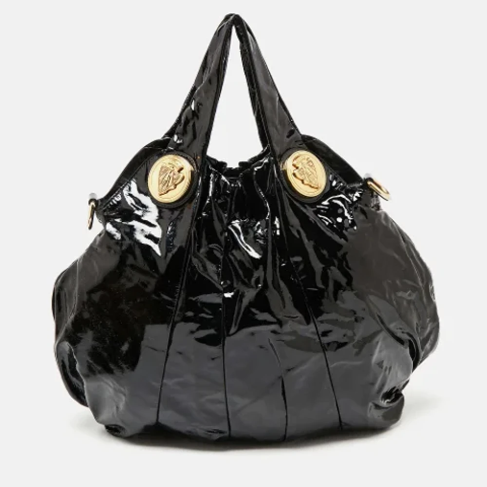 Gucci Vintage Pre-owned Leather totes Black Dames