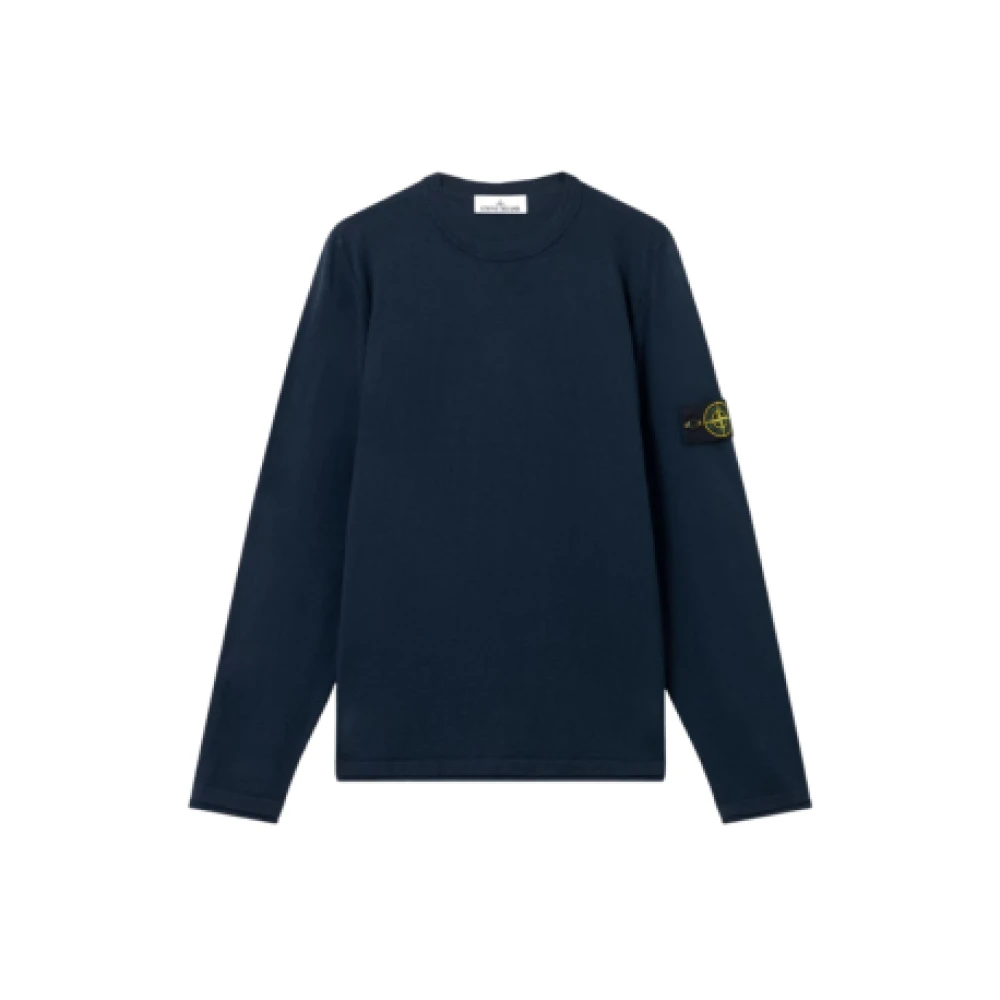 Stone Island Blue Sweatshirts, Male, Xl, Accessories