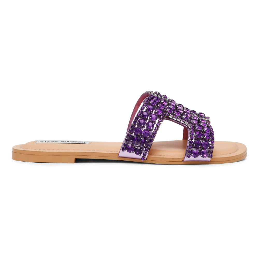 Steve Madden Women's Purple Sliders,, Sandals For Size 8 Uk