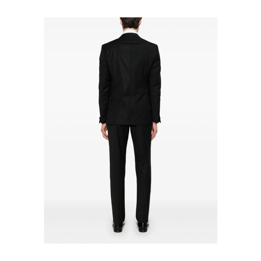 Corneliani Zwart Herenpak Elegante Stijl Black Heren