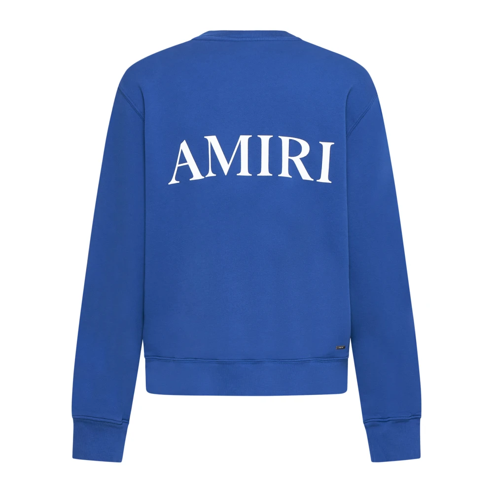 Amiri MA Core Logo Crew Blue Heren