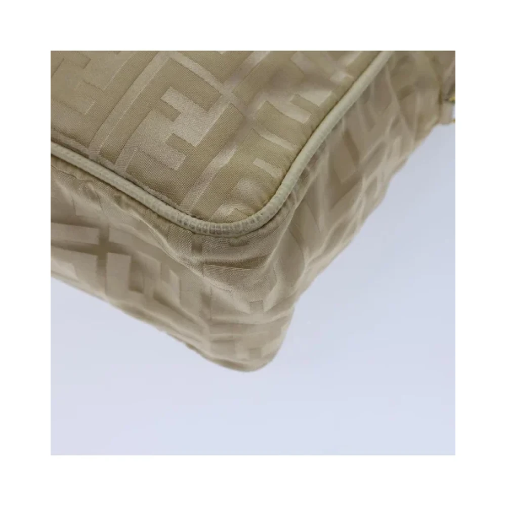 Fendi Vintage Pre-owned Nylon handbags Beige Dames