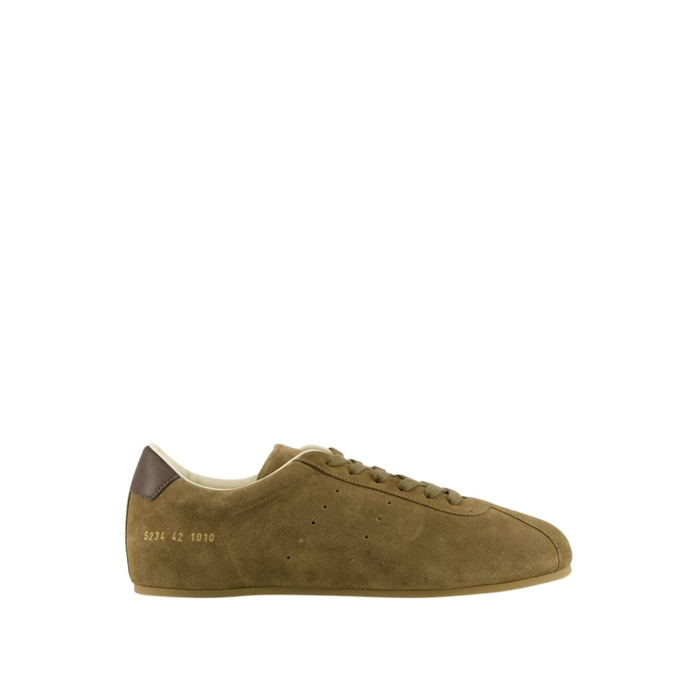 Common Projects Achilles Low Suede Sneakers Heren Schoenen Groen