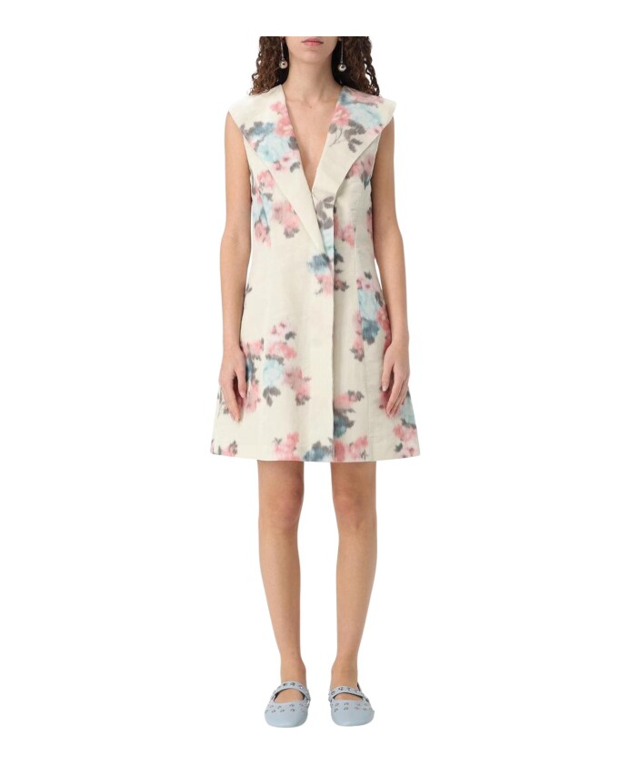 mini-robe-trapeze-fleurie
