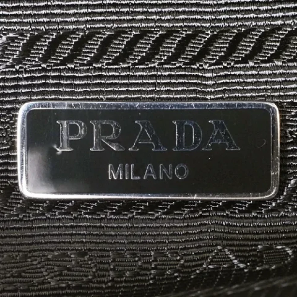 Prada Vintage Pre-owned Fabric backpacks Black Dames