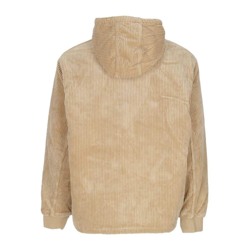Carhartt WIP Velvet Millen Jas met Verstelbare Capuchon Brown Dames