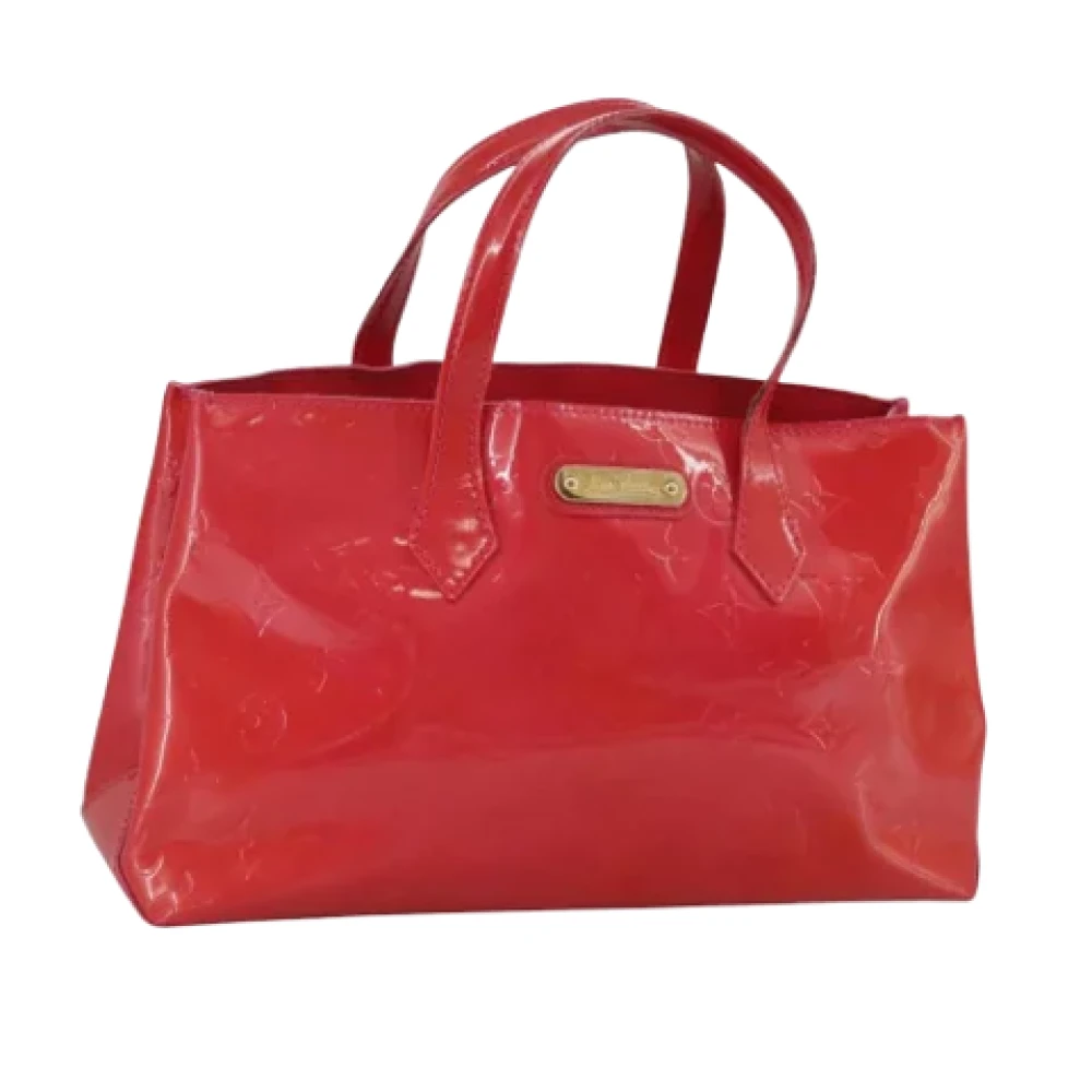 Louis Vuitton Vintage Pre-owned Leather handbags Red Dames