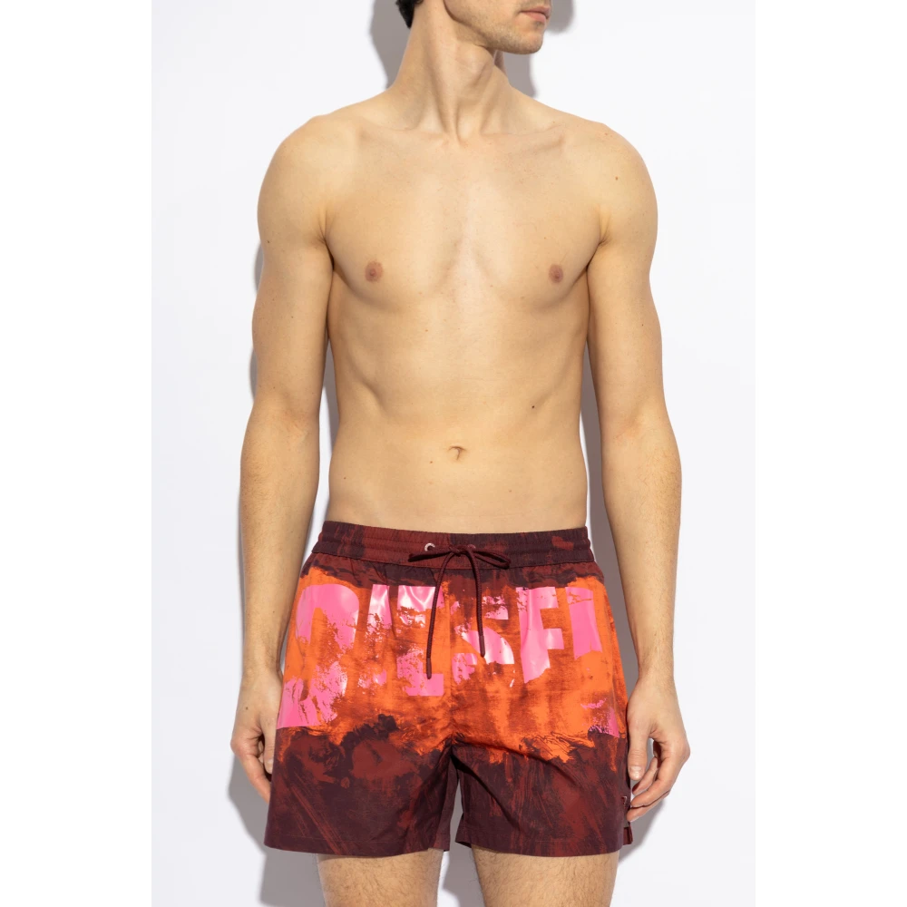Diesel Zwembroek Ken-37-D-Pop Red Heren