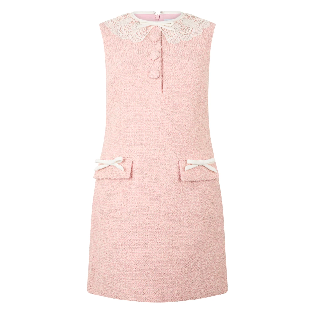 Self-Portrait Minikleid Aus Boucle Mit Spitze De Größe 34 - MyTheresa - Bild 3