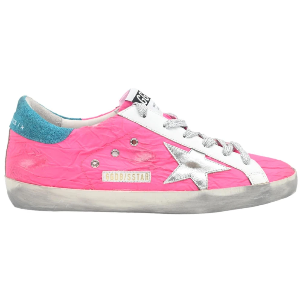 Golden Goose Fuchsia Fluo Superstar Sneakers Pink, Dam