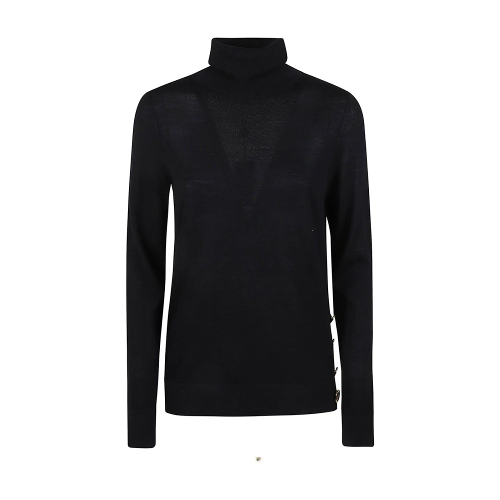 Michael Kors Women's Black Turtleneck Jumper - Turtlenecks - M - Knitwear