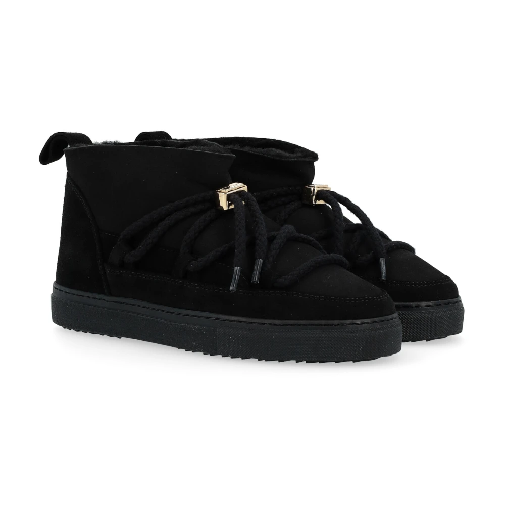 Inuikii Klassieke Lage Zwarte Schoenen Black Dames