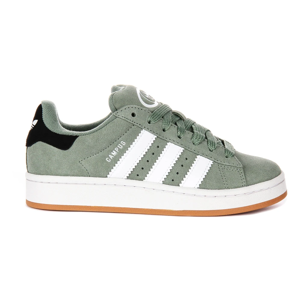 Adidas Women's Green Skateboarding, 2 1/2 Uk, Youth Campus Trainers Retro Style