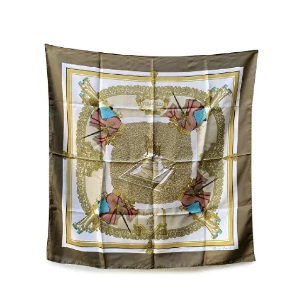 Pre-owned > Pre-owned Accessories > Pre-owned Scarves - - Hermès Vintage - Modalova