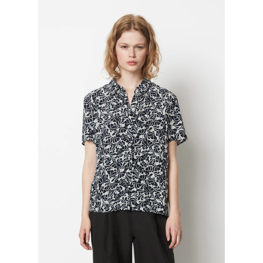 Marc O'Polo Reguliere korte mouwen blouse Multicolor Dames