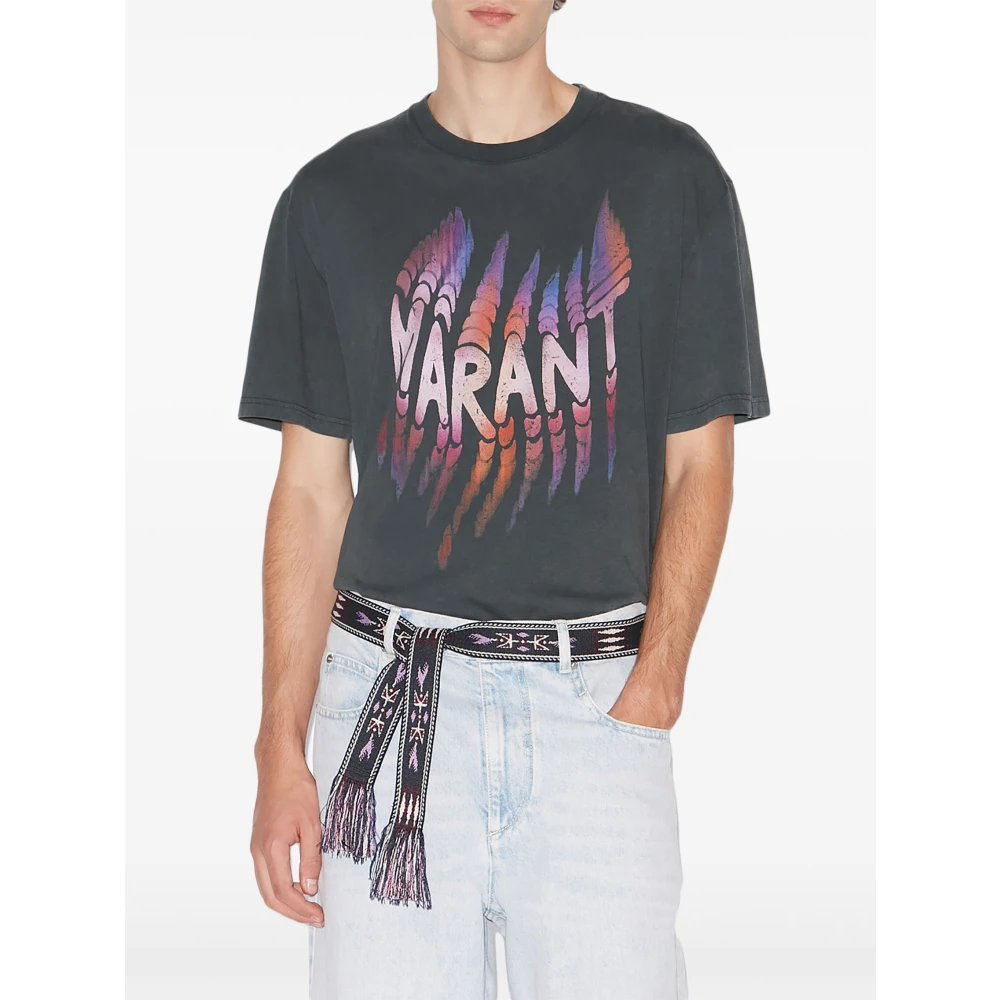Isabel marant Stijlvolle T-shirts en Polos in Zwart Black Heren