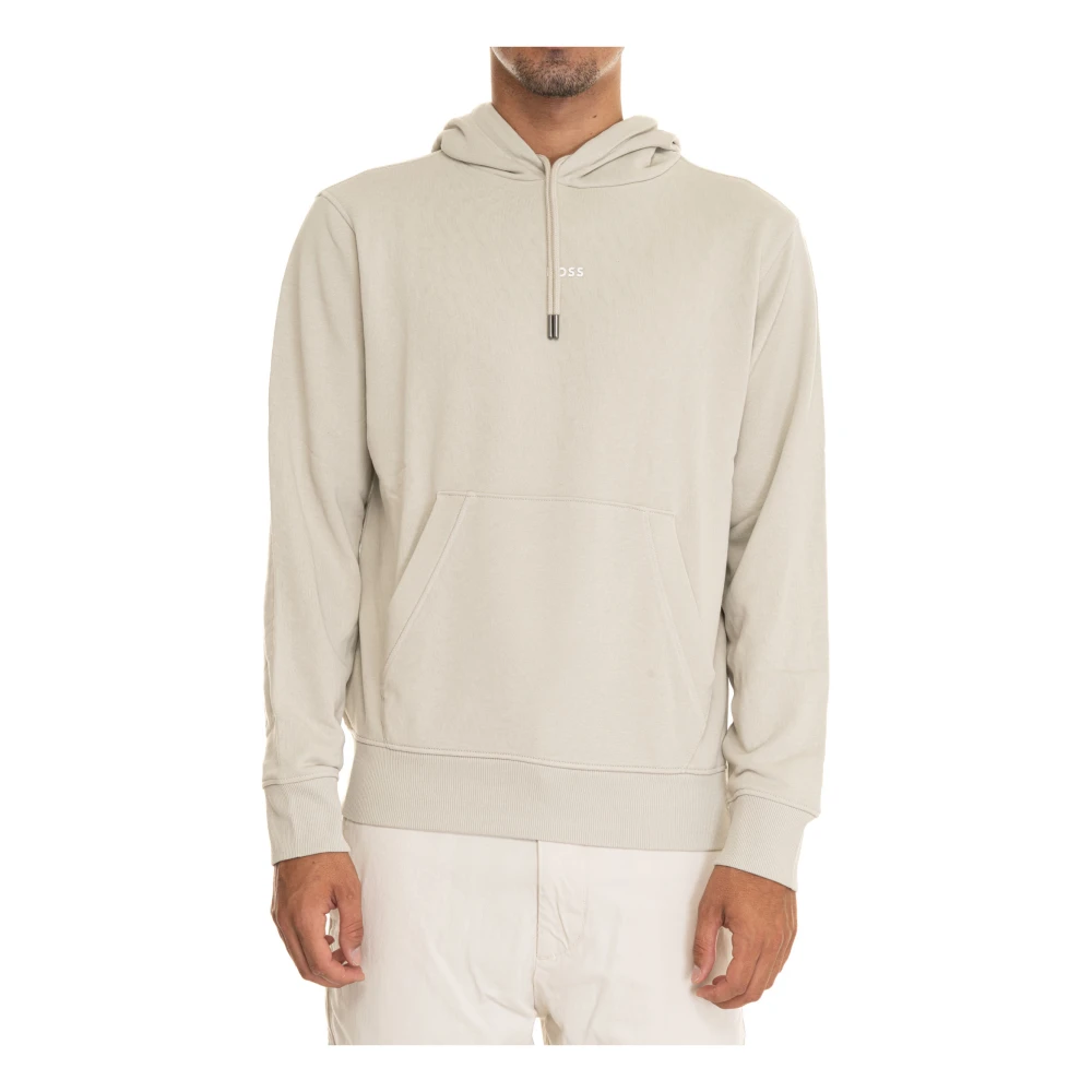 Boss Avslappnad Sweatshirt Beige, Herr