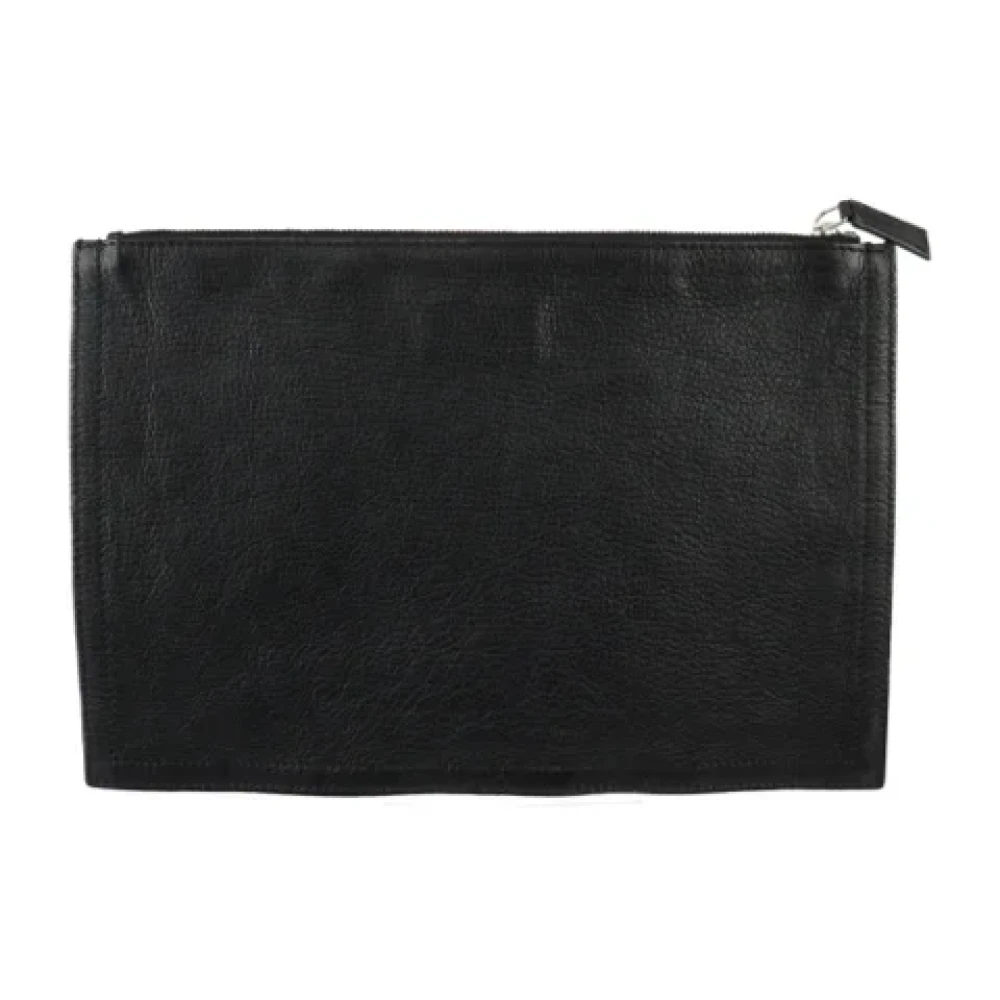 Givenchy Pre-owned Leather clutches Black Dames