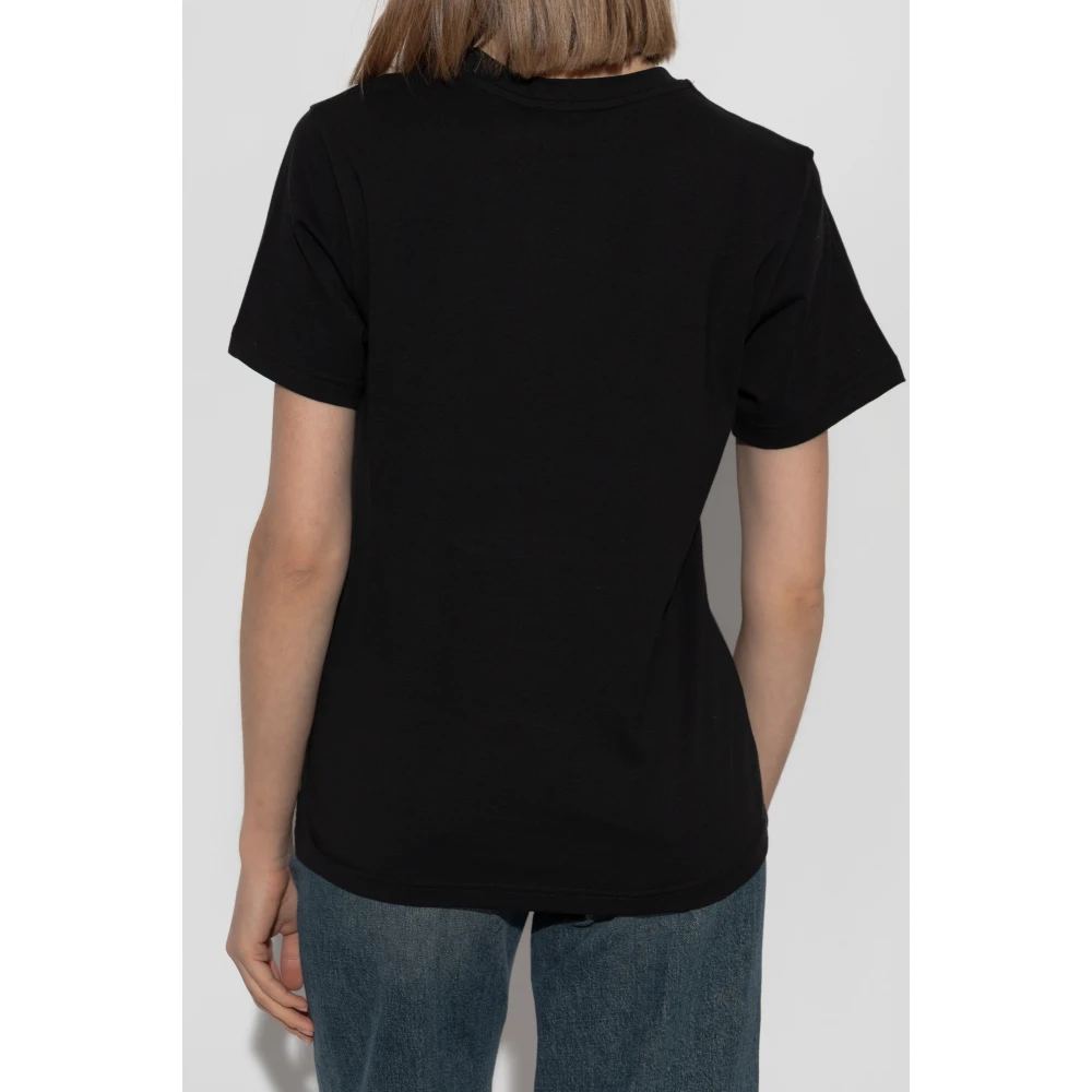 Diesel T-shirt T-Regs-Od-Q1 Black Dames