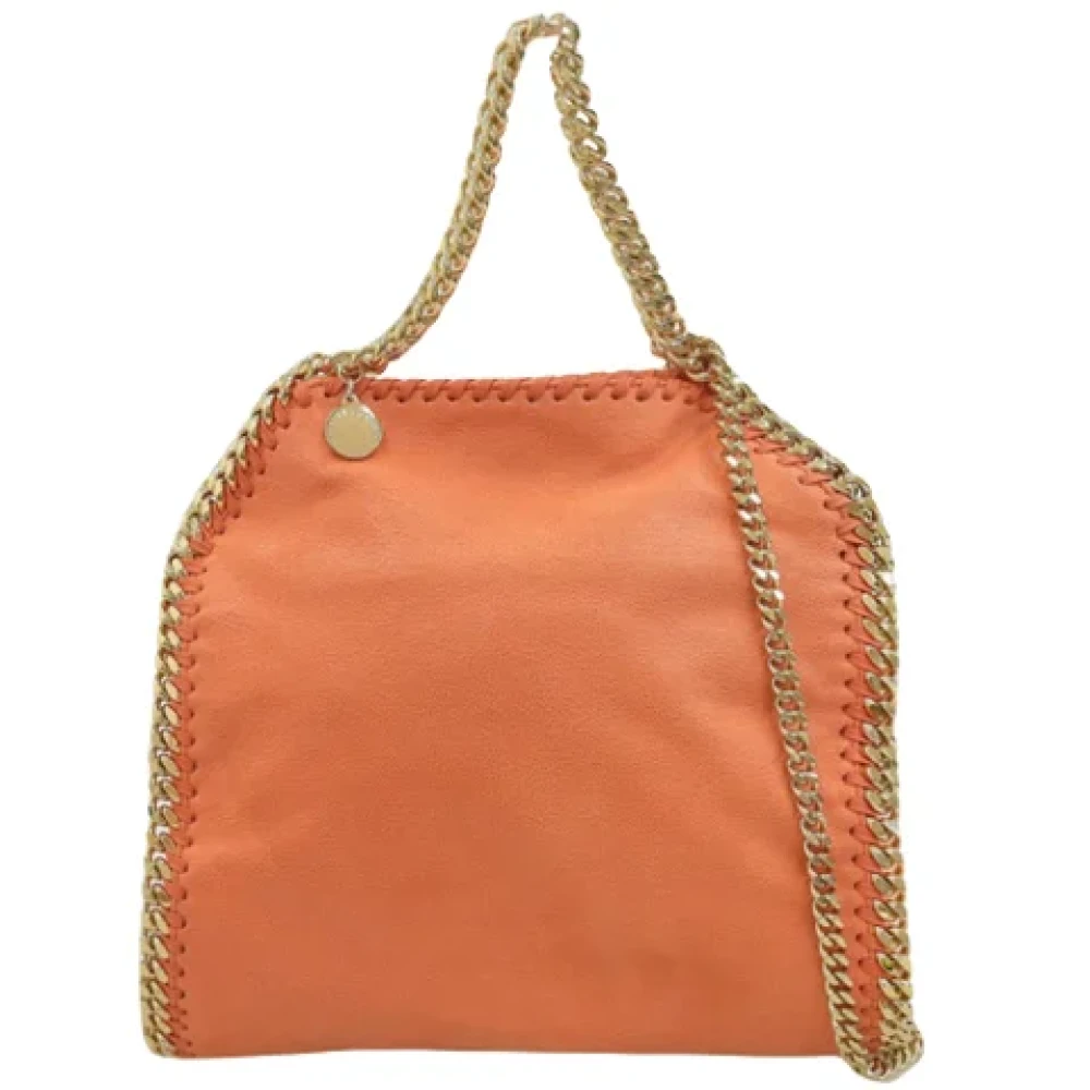 Stella McCartney Pre-owned Polyester shoulder-bags Orange Dames