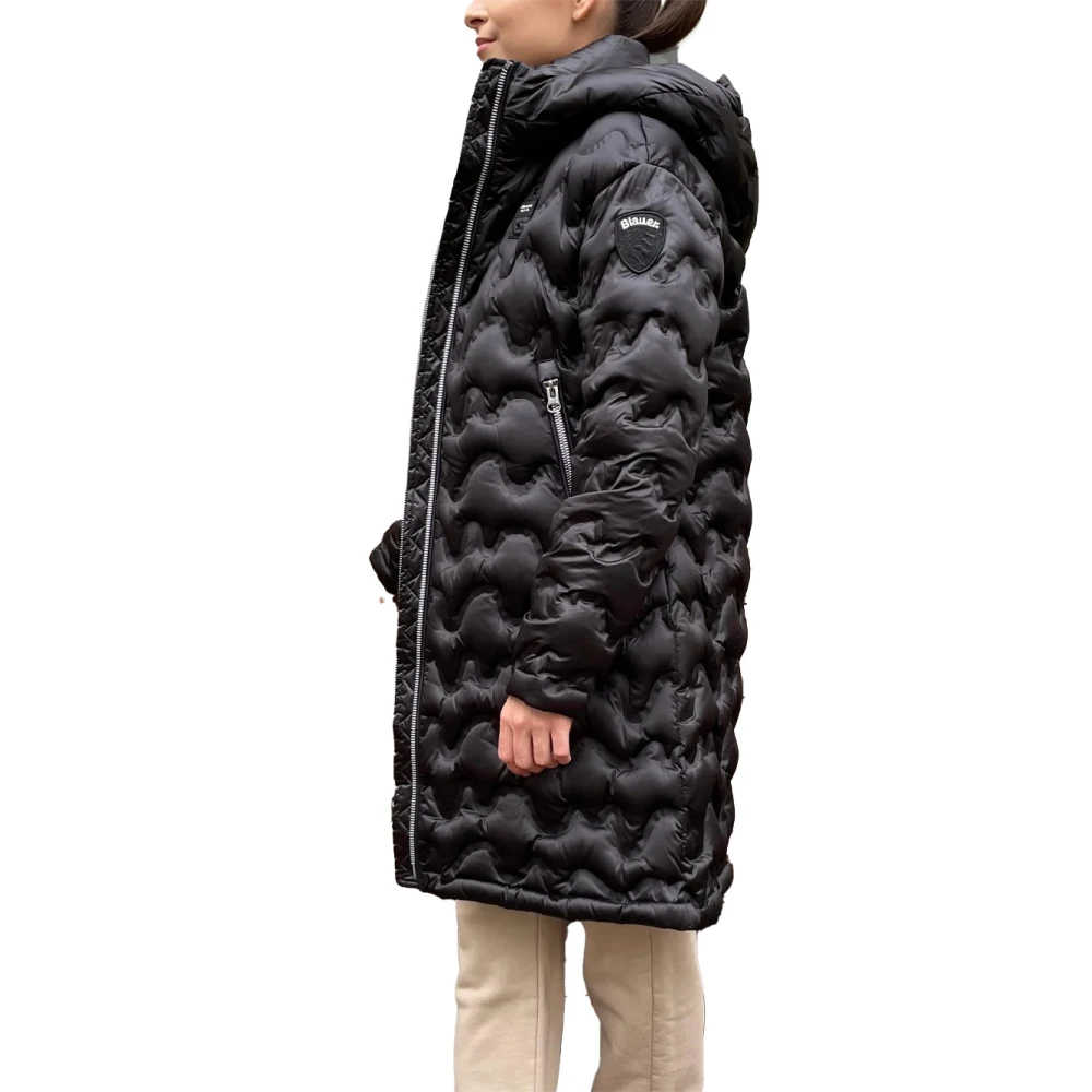 Blauer Dames Niles Puffer Jas Black Dames
