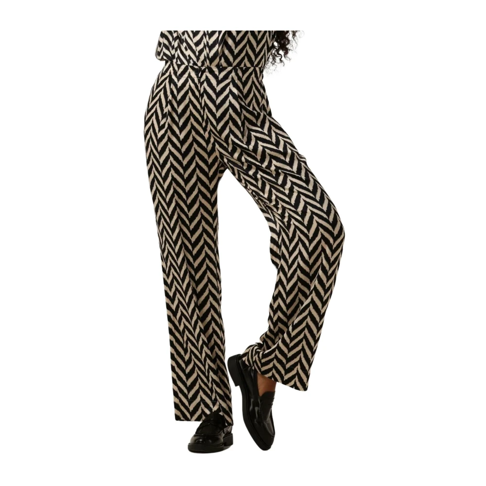 Second Female Zwarte Trendy Broek Second Dames Black Dames