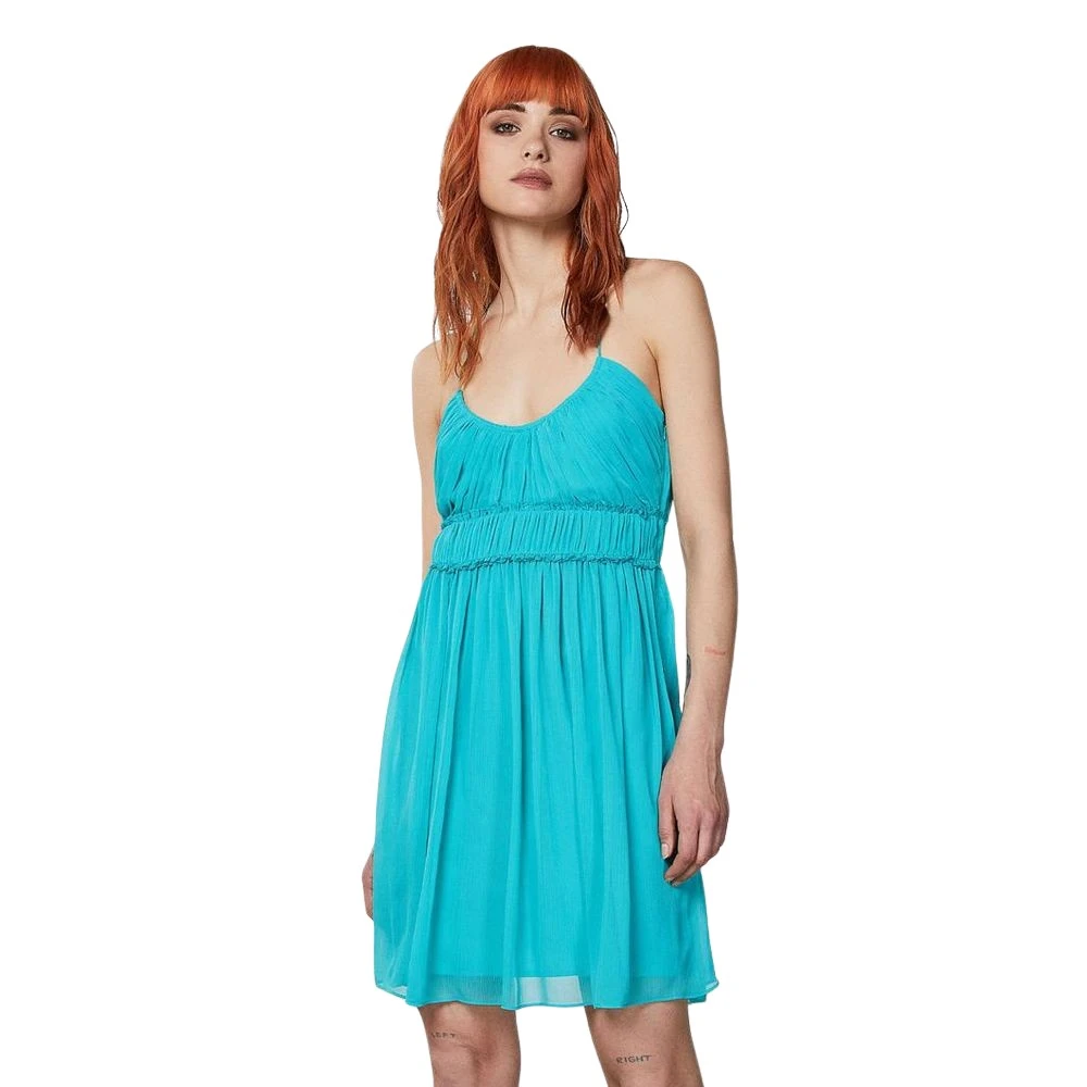 Patrizia Pepe Blå Dazzle Dress