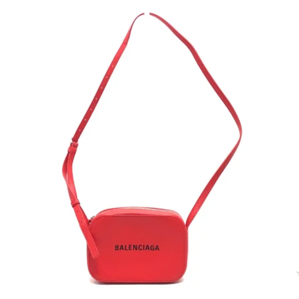 Balenciaga Vintage Pre-owned Leather balenciaga-bags Red Dames