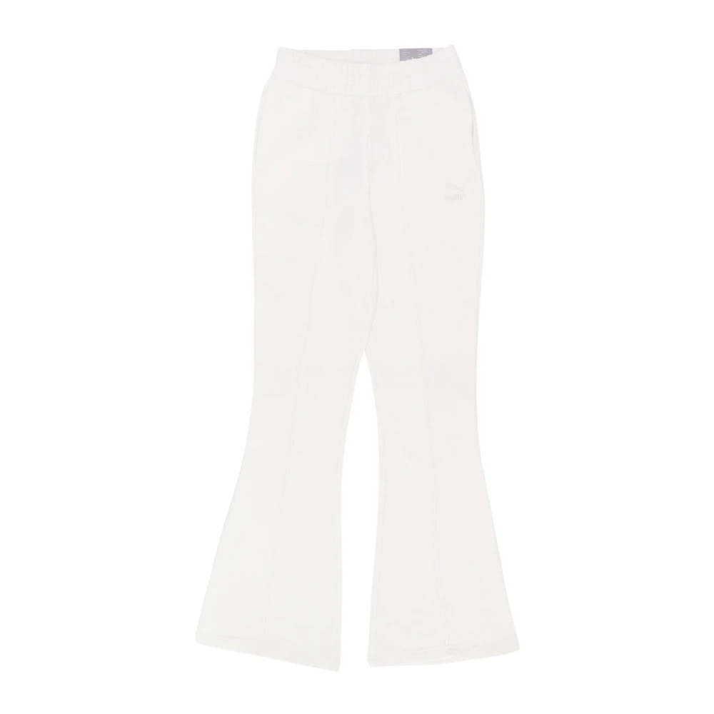 Puma Flared Lichtgewicht Trainingsbroek Klassiekers White Dames