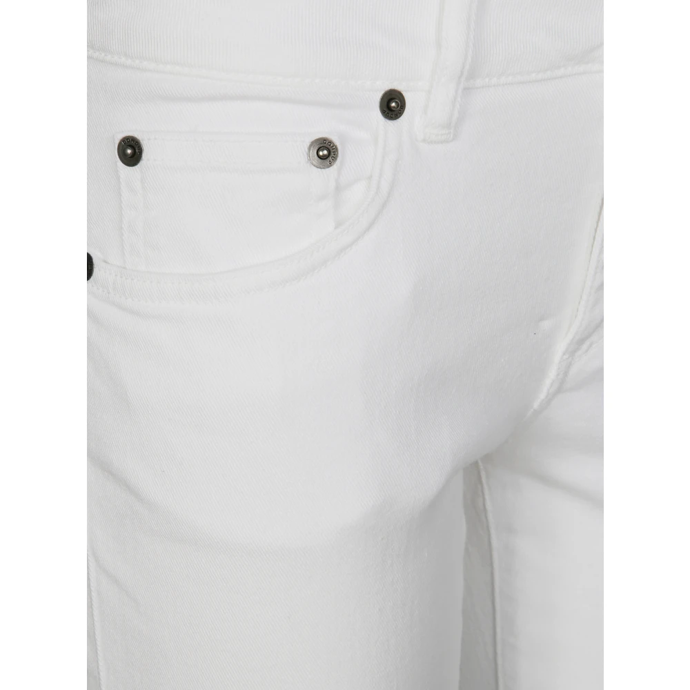 Dondup Rose Bull Stretch Broek White Dames