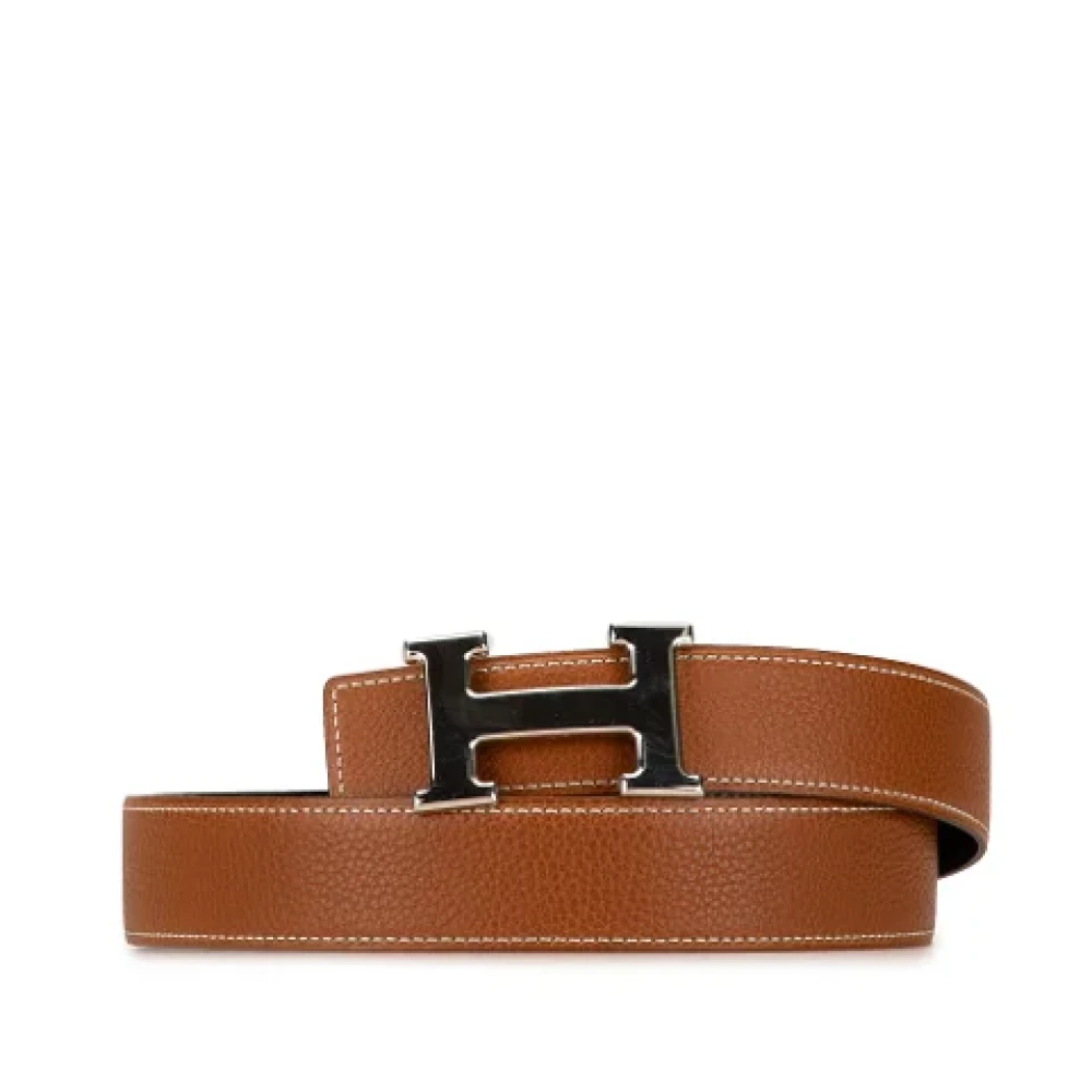 Hermès Vintage Pre-owned Leather belts Brown Dames