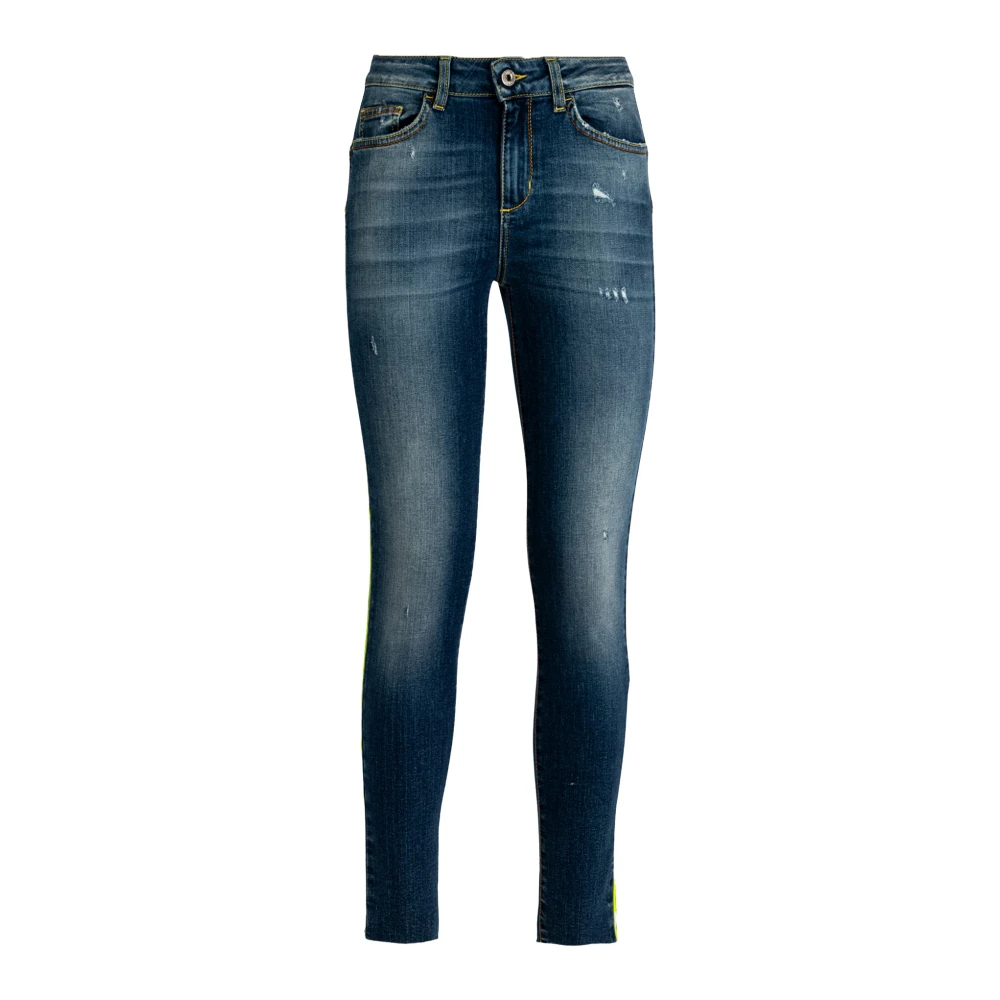 Liu Jo Dames Skinny Denim Blauwe Jeans Blue Dames